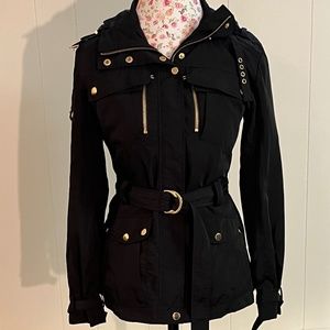 Like new Trina Turk Moto Anorak Black Jacket. Sz S